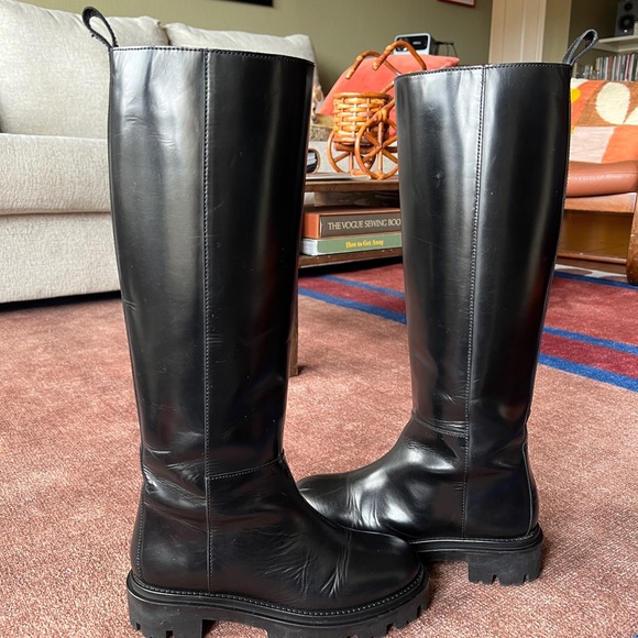 Isabel Marant “Cener” Knee-High Boots - Black - Picture 3 of 11